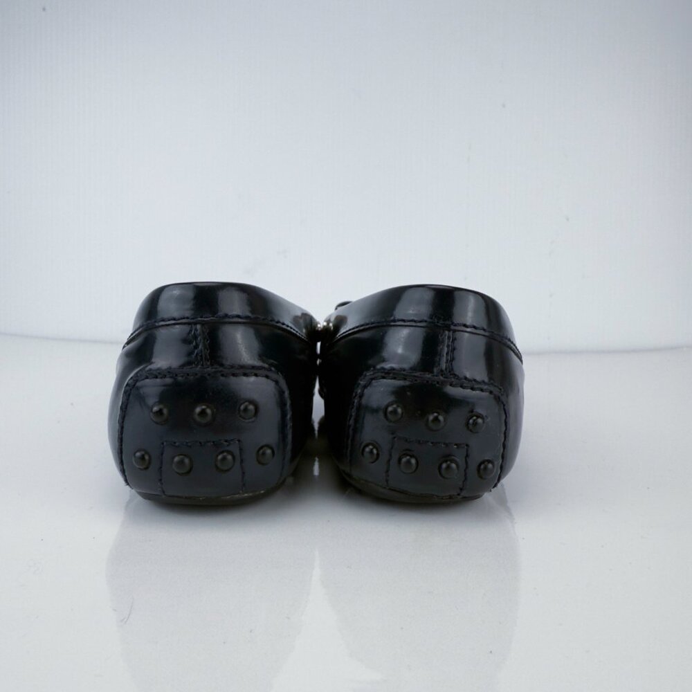 Tod's Navy Patent Leather Moccasin Loafers 6.5 - Picture 6 of 10